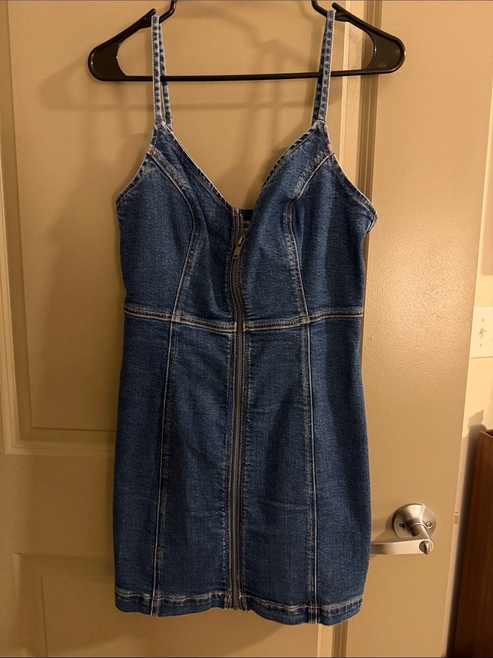 American Eagle Outfitters Blue Denim Mini Dress